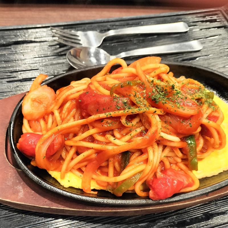 鉄板ナポリタン(ハートフルキッチン 海南病院店)