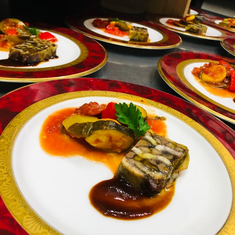 鰻と牛蒡のジュレ寄せテリーヌ(フランス厨房 旬彩 中央駅店 )