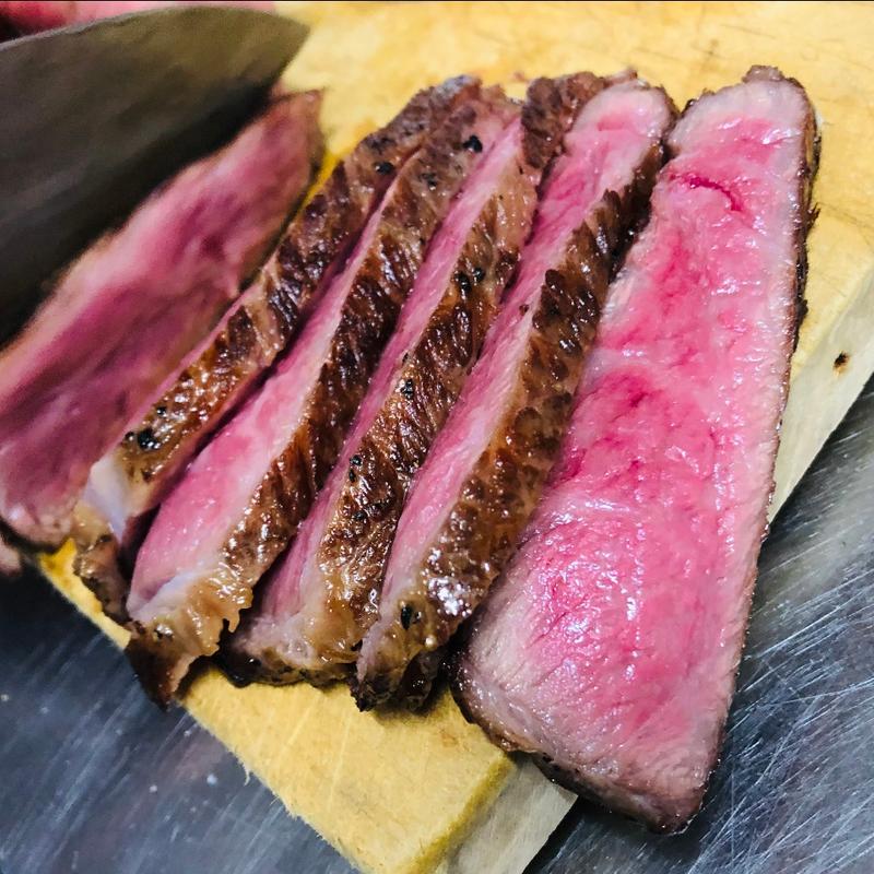 中山牛ランプの鉄板ステーキ(フランス厨房 旬彩 中央駅店 )