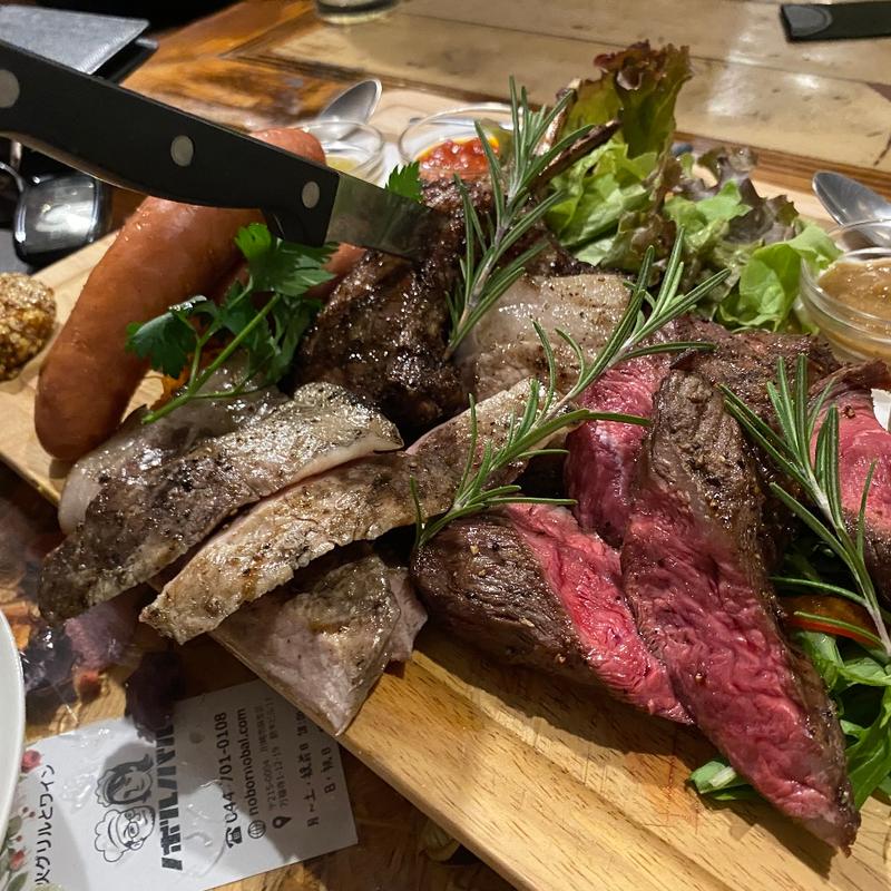 肉盛りプレート(肉バル ノボルノバル 新百合丘店)