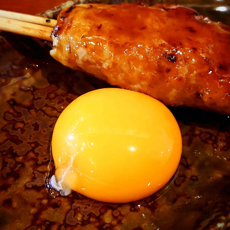 つくね(黄身付き)(やきとり山長 総本店)