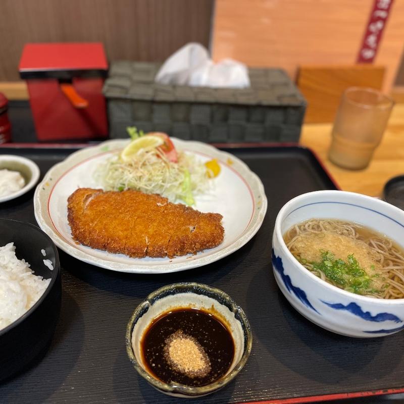 とんかつ定食(麺処 照和)