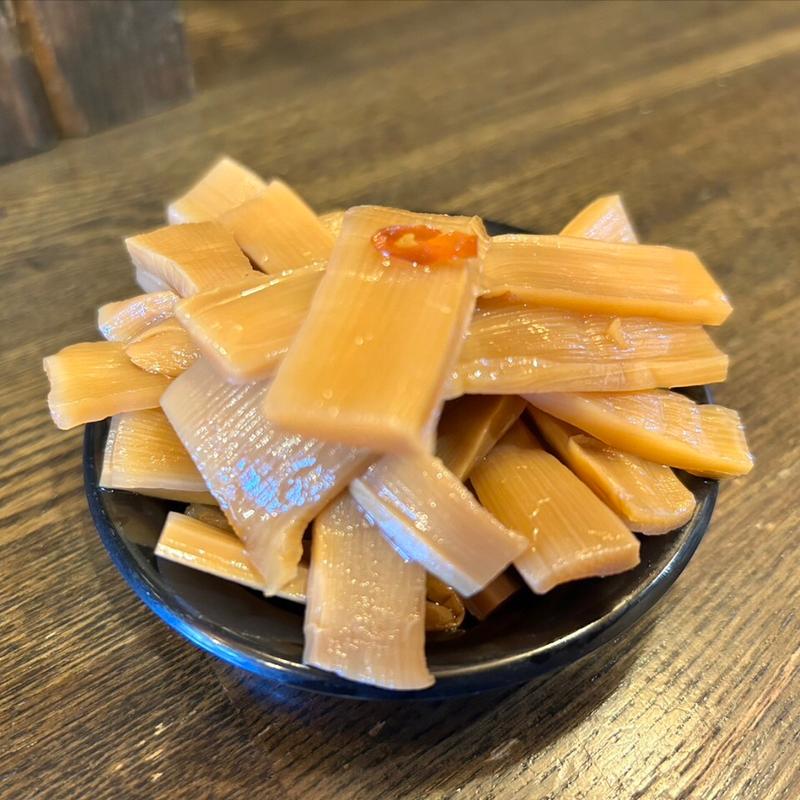 手作りメンマ(自己流ラーメン綿麺 （わためん）)