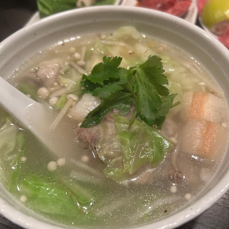 テールスープ塩(焼肉たつ家)