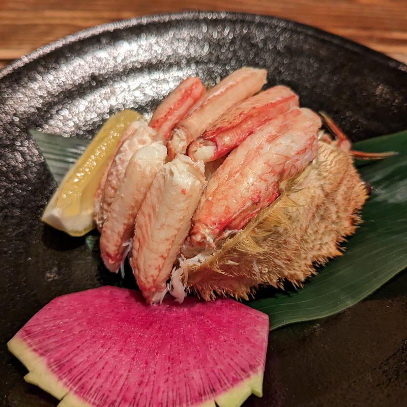 日高産毛ガニだるま(活食·隠れ酒蔵かけはし 総本店)