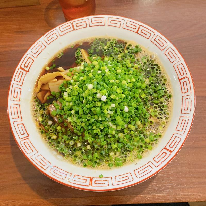 たまり醬油ネギ(自家製麺おお田)