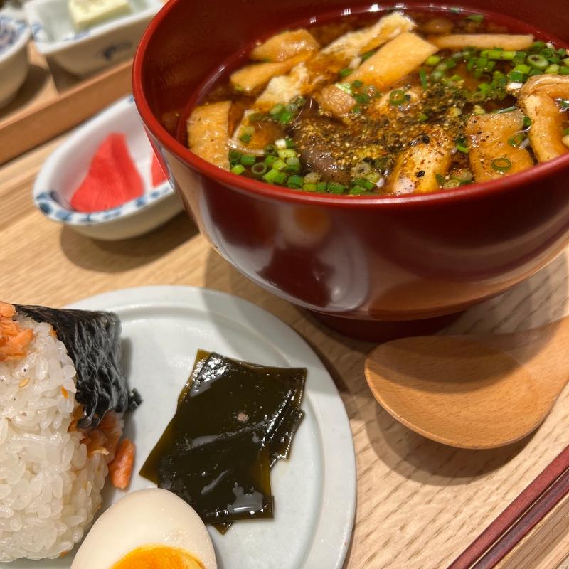 きのこの味噌汁セット(ミソジュウ 東京ソラマチ店)