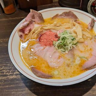 海老味噌チャーシュー麺(ラーメン屋 切田製麺)