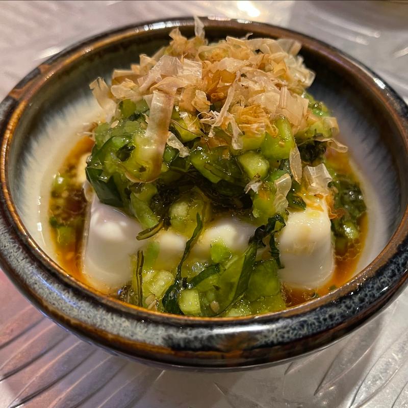 山形出汁の冷奴(ロクデナシ酒場)