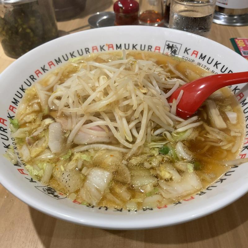 おいしいラーメン＋もやし(どうとんぼり神座 グランスタ八重北店)