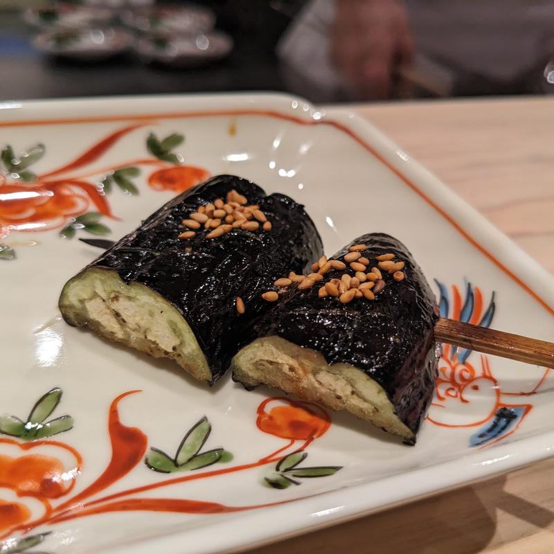 ナス(焼鳥高はし)