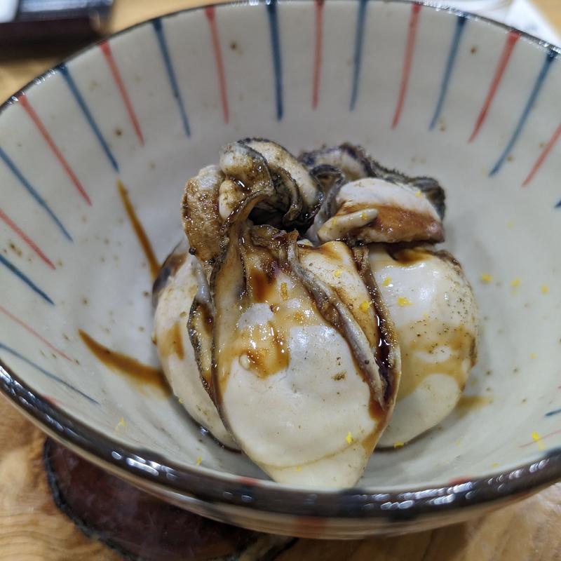 牡蠣酒蒸しの小丼(野毛のおにかい)