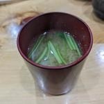 シジミの味噌汁(野毛のおにかい)