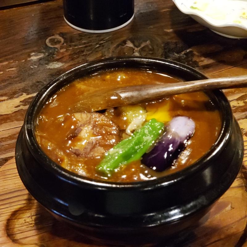 石鍋カレー(居酒屋鳥源 )