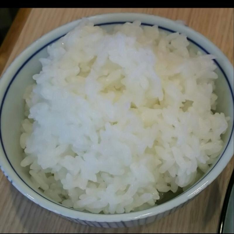 ごはん　つや姫(中華そば深緑)