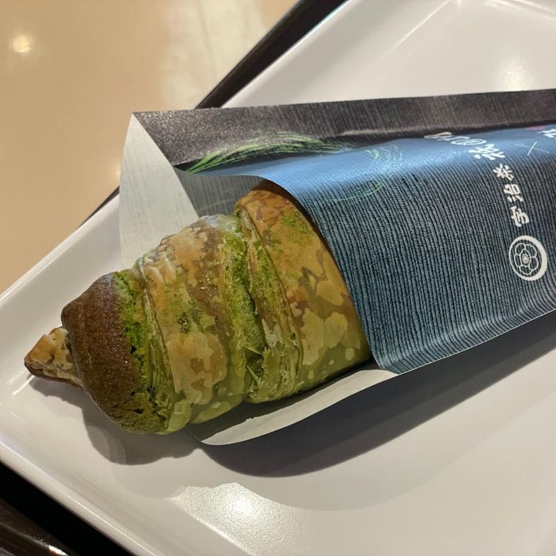 プレミアムチョコクロ　宇治抹茶-極み-(サンマルクカフェ bono相模大野店)