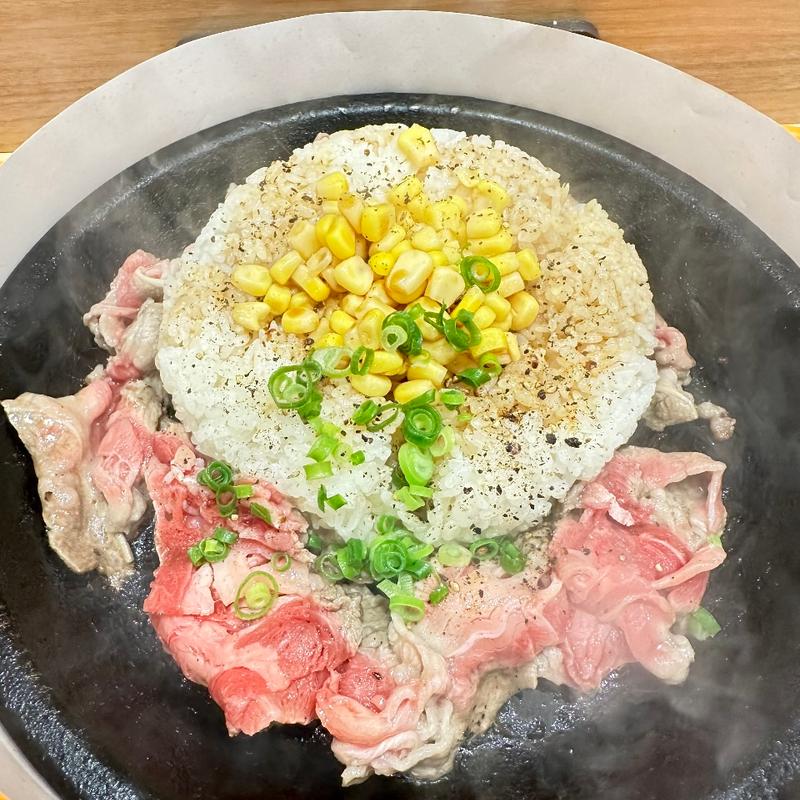 お肉たっぷりビーフペッパーライスL(ペッパーランチ アリオ葛西店)