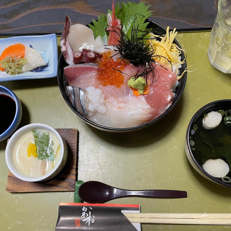 海鮮丼セット(かわ村 )