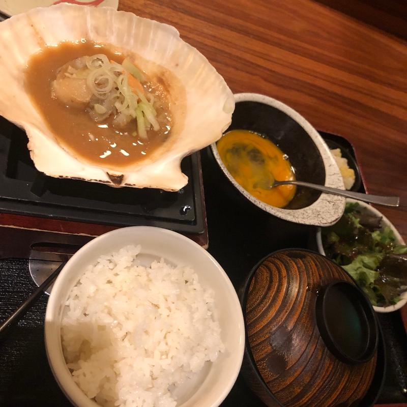 貝焼定食(津軽の酒処　わたみ （ツガルノサケドコロワタミ）)