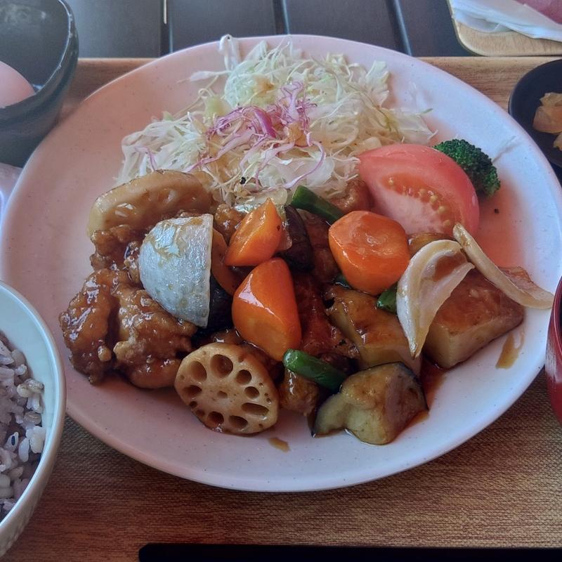 黒酢餡掛け定食(大戸屋 ごはん処アリオ亀有店)