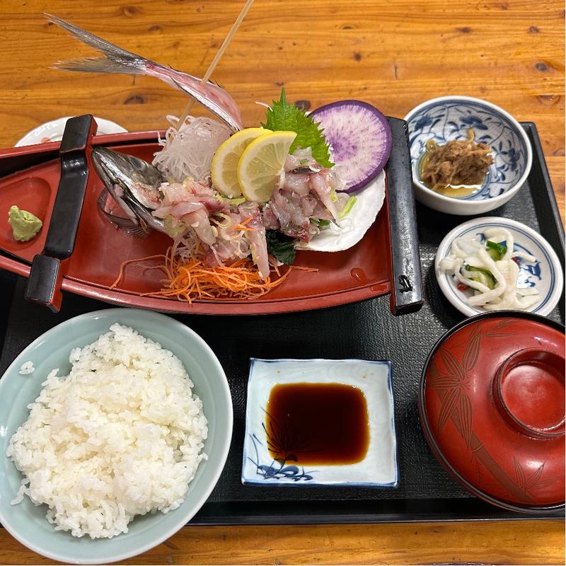 アジたたき定食(小舟 )