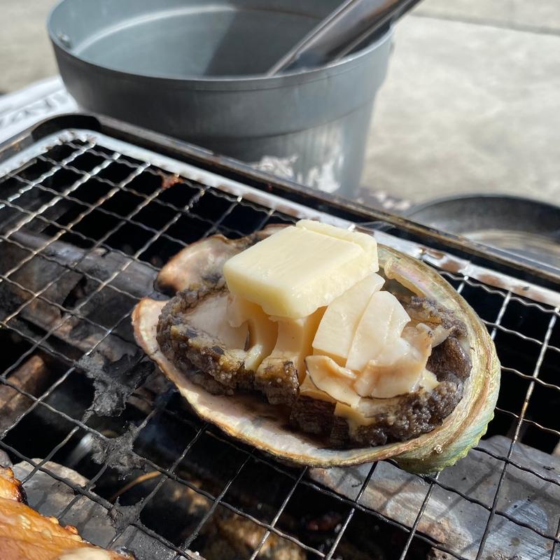 鮑の踊り焼き(いしだ商店)