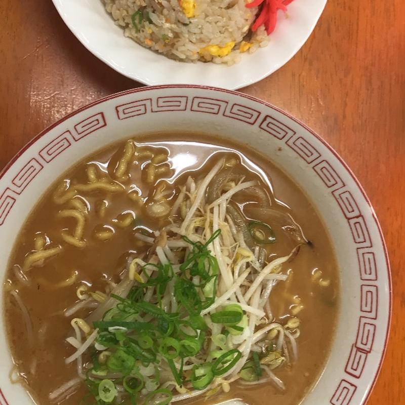 味噌ラーメン半チャンセット(你好)
