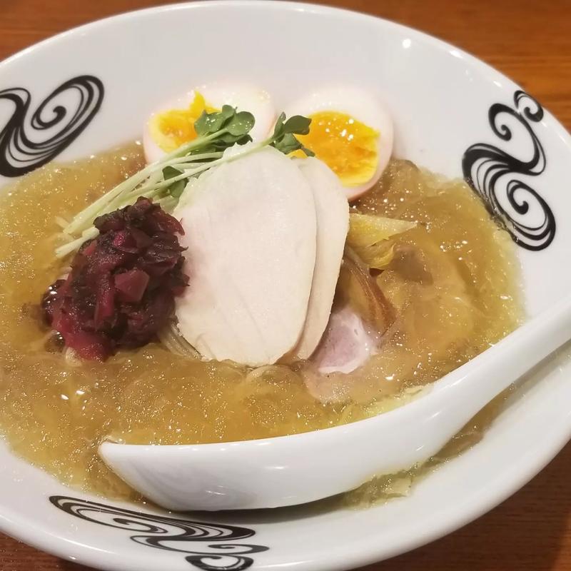 限定　ひやし煮干し冷やしジュレラーメン(noodle kitchen 六九麺)