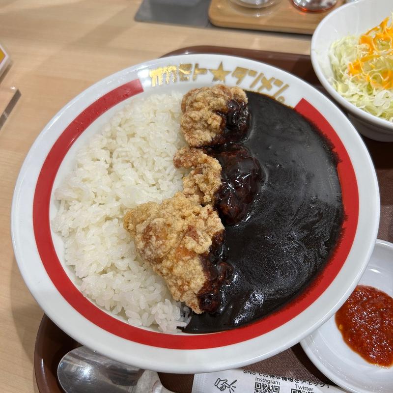 唐揚げカレー300g(オカモトタンメン 板橋店)