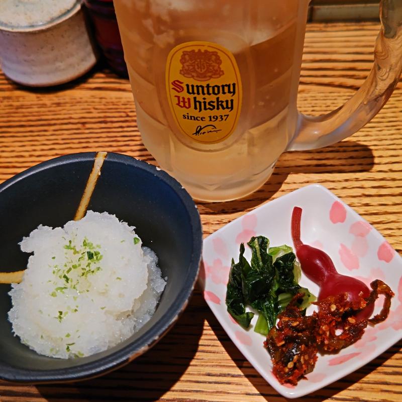 お通し(串焼き こはる)