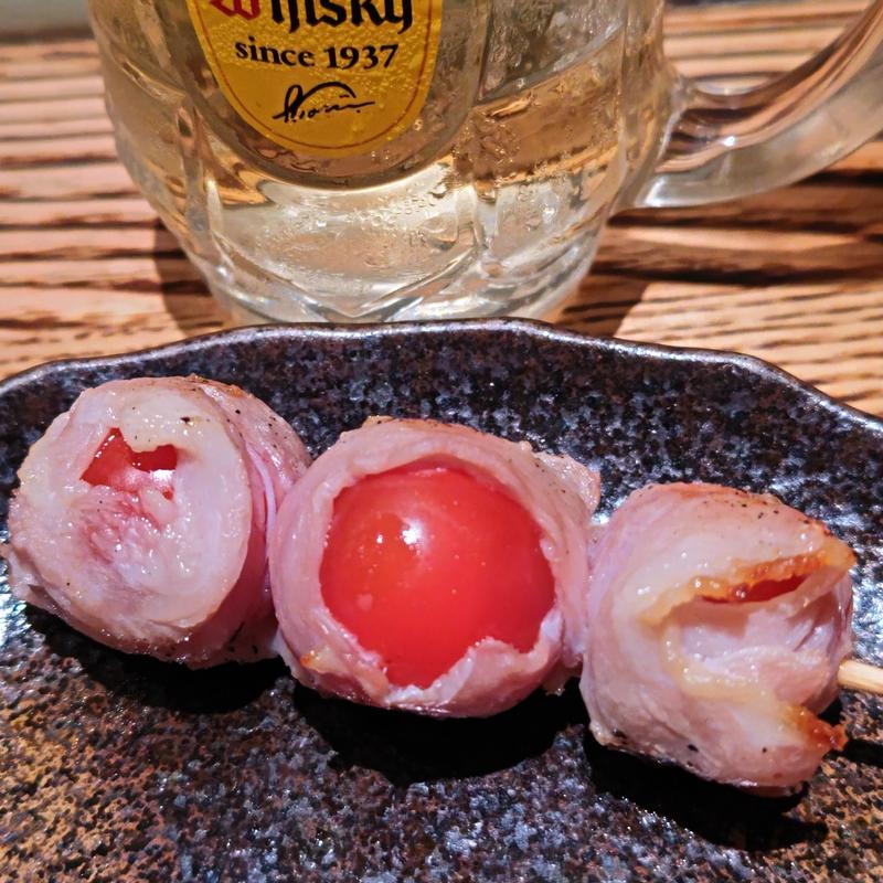 肉巻きトマト(串焼き こはる)