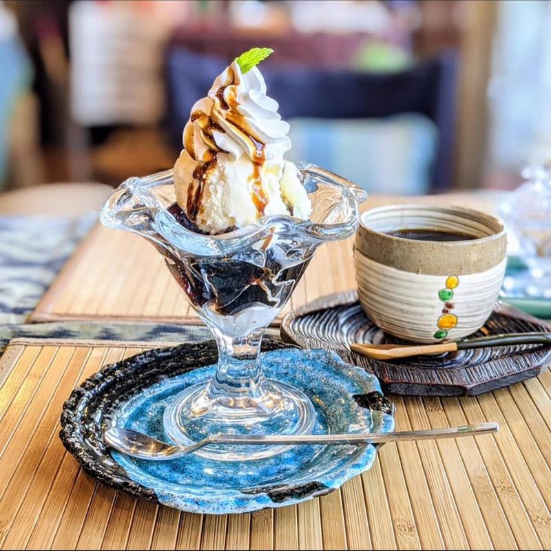 コーヒーゼリーパフェ(カフェ珈琲のすゞき )