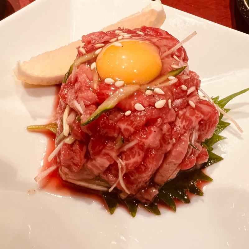 和牛ユッケ(焼肉処 三幸園 （ヤキニクドコロサンコウエン）)