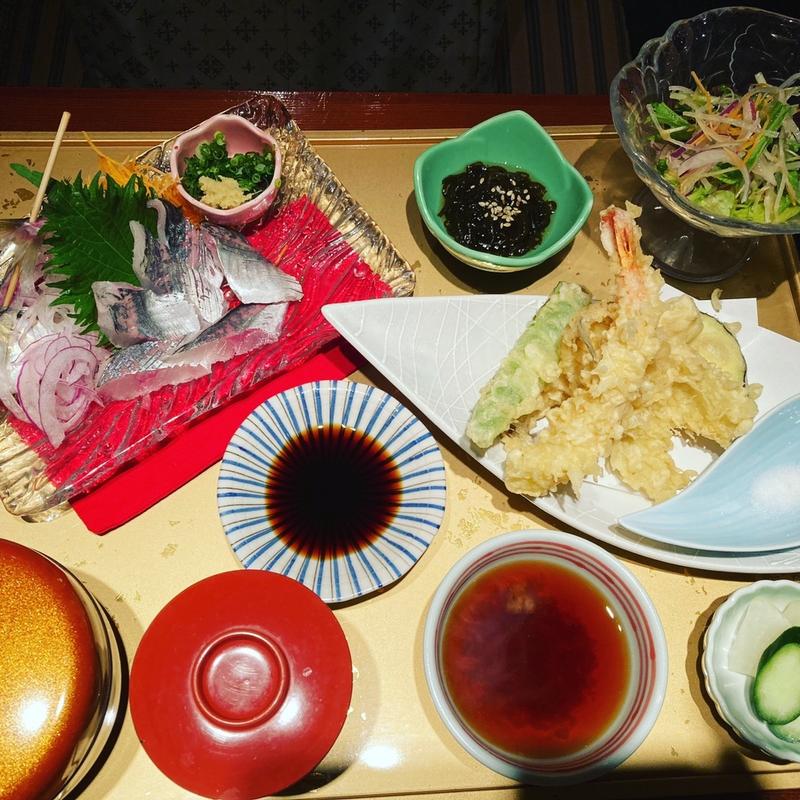 あじ活き造り御膳(河太郎 )