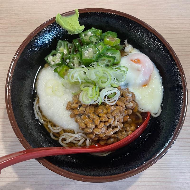 ネバーそば(丸八そば 菊川店)