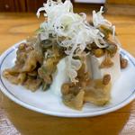 ザーサイ豆腐(大衆酒場 かね夛)