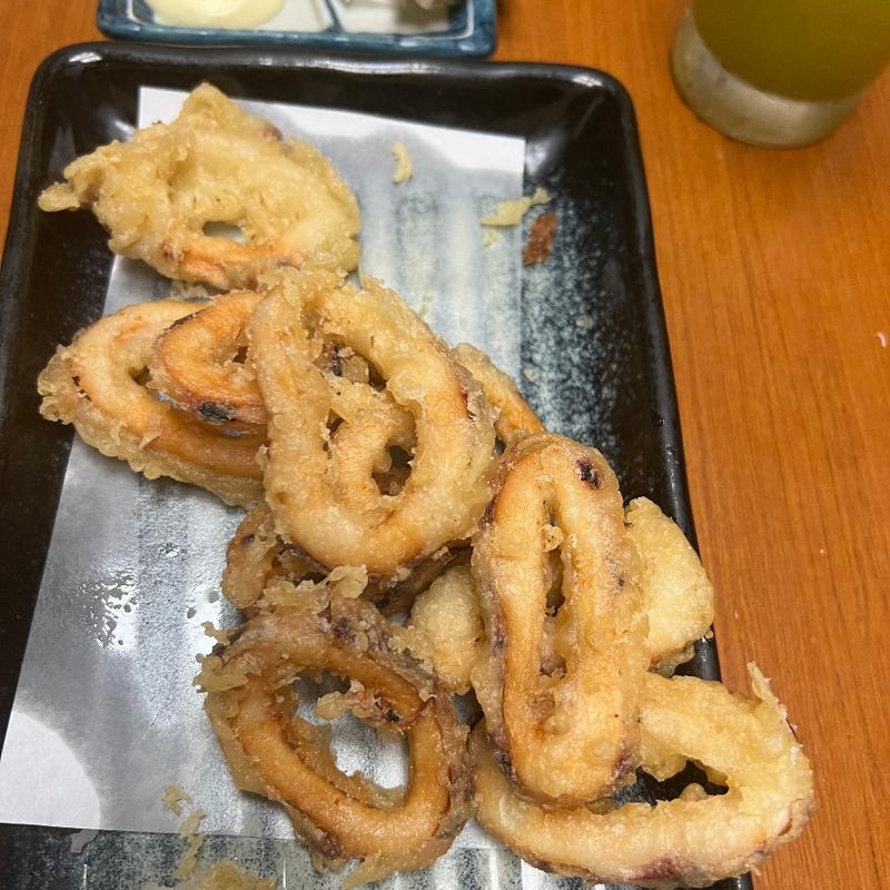たっぷり！いかの天ぷら(目利きの銀次 草加西口駅前店)