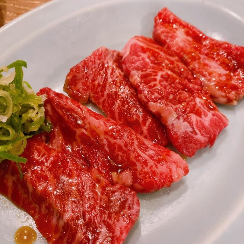 黒毛和牛上カルビ(焼肉ホルモン酒場 たかちゃん 広島本通店)