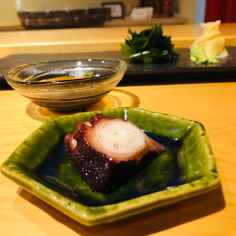 内之浦産地蛸の旨煮(鮨一)