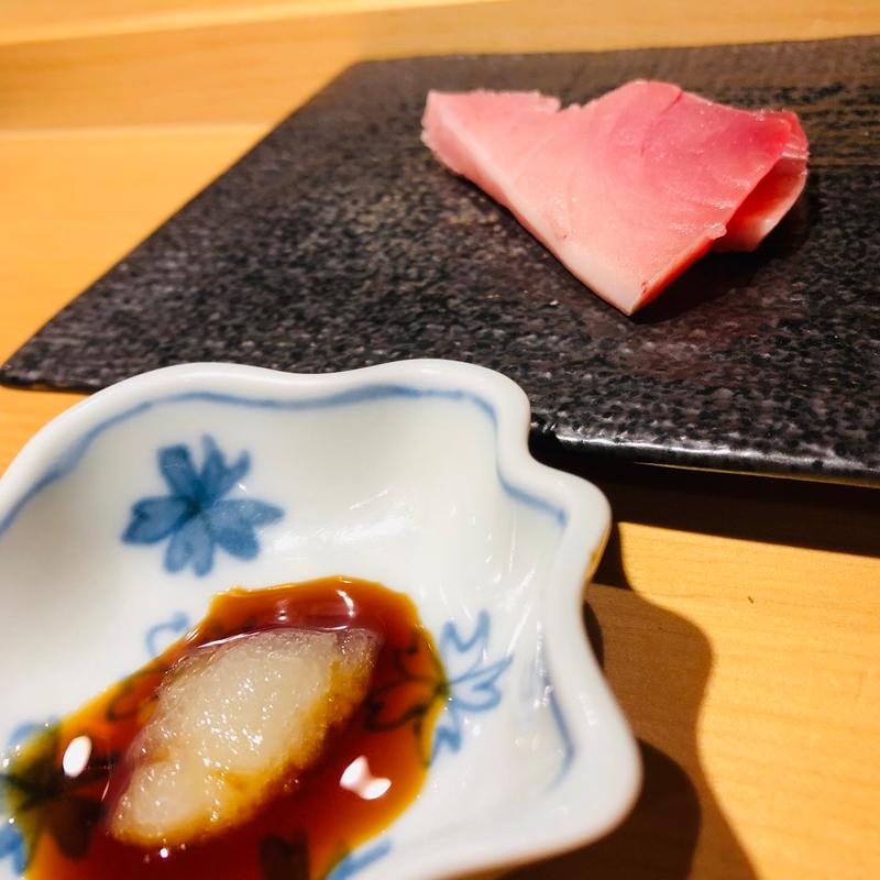 鹿児島産星鰹のお造り(鮨一)