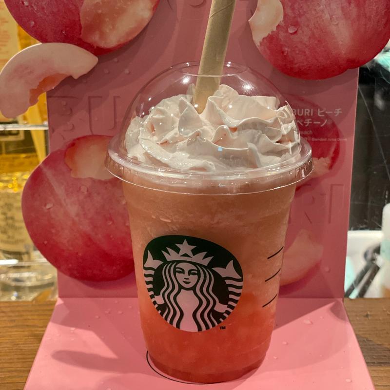 GABURI ピーチ フラペチーノ(スターバックス コーヒー 町田金森店)