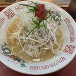 冷やし梅塩肉そぼろ蕎麦(麺創庵 砂田)