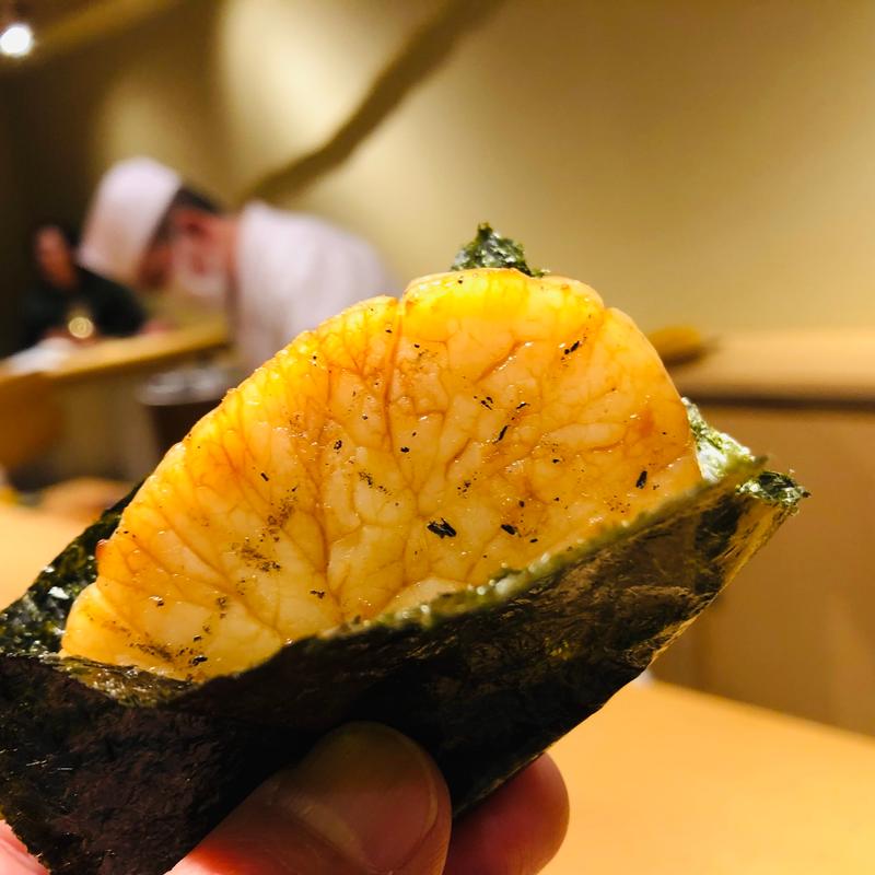 平貝の磯辺焼き(鮨一)