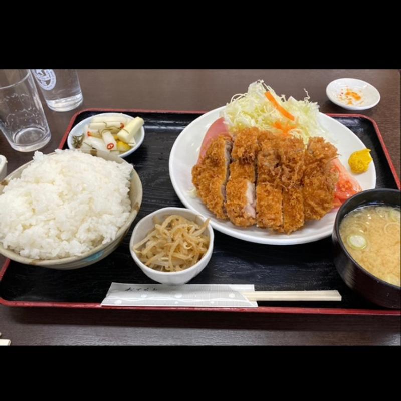 チキンカツ定食(丸福)