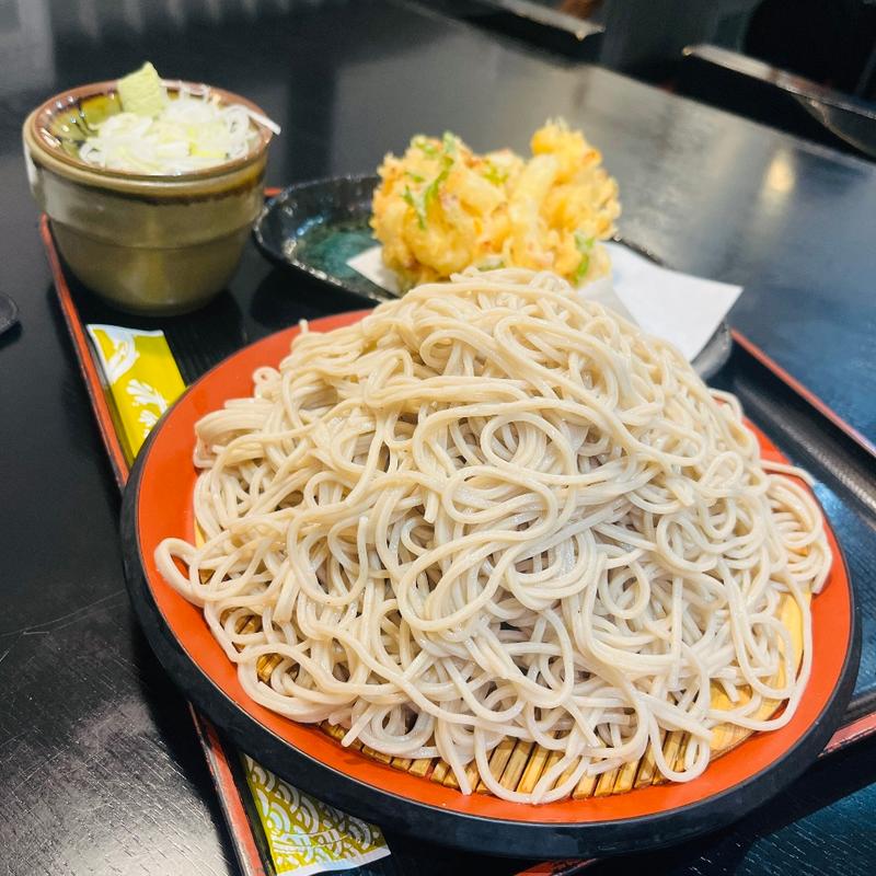 もりそば　かき揚げ天(そば処味奈登庵・武蔵小杉店)