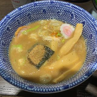 生七味つけ麺+味玉(六厘舎上野)