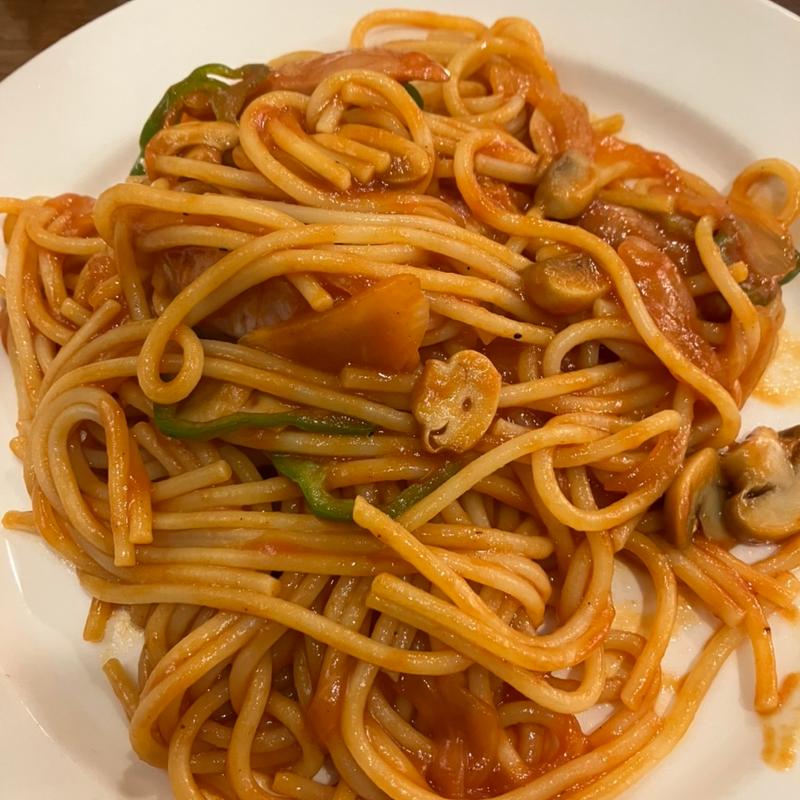 喫茶店のナポリタンランチ(UCCカフェプラザ 札幌オーロラタウン店)