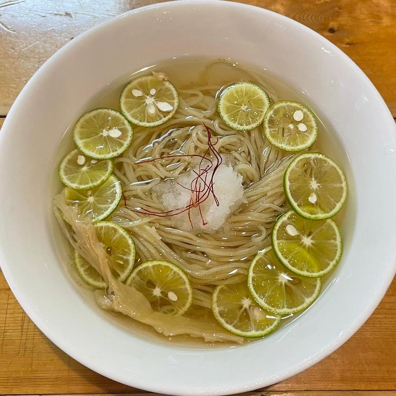 冷製すだちそば(支那そば 大和 稲荷町本店)