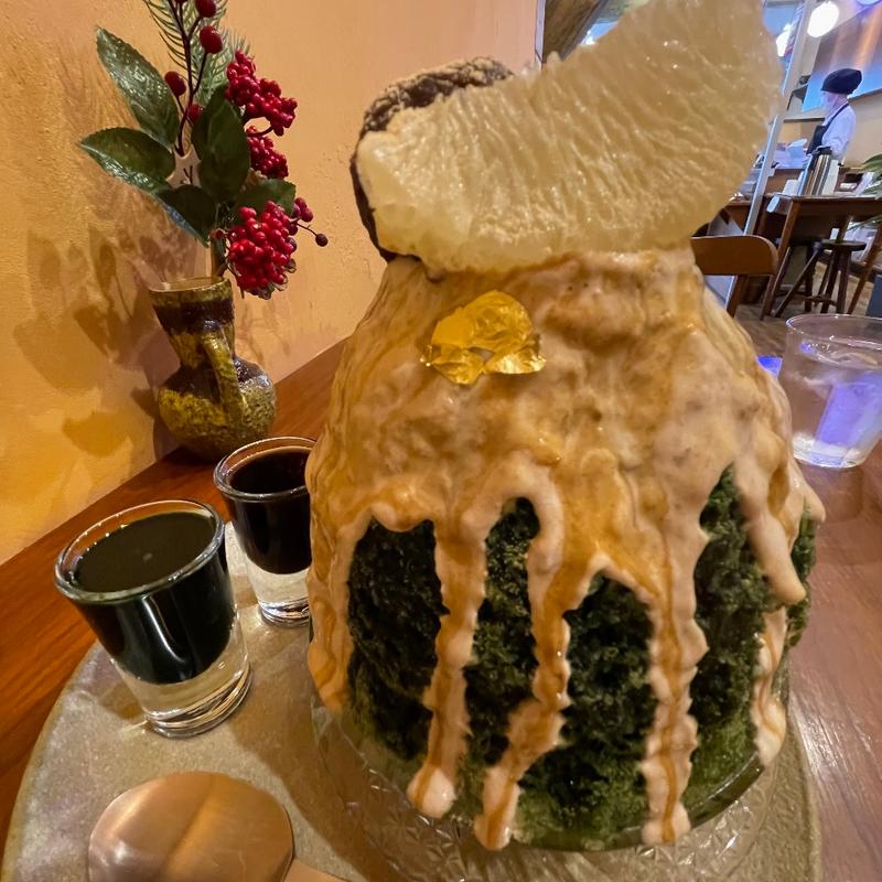 宇治抹茶黒蜜パンプルムース(セルノー・ドゥ・ノワ)