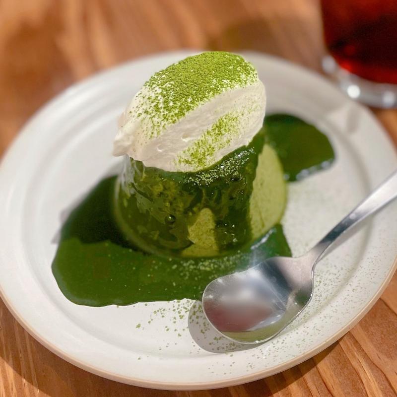 特濃抹茶プリン(hatcoffee)